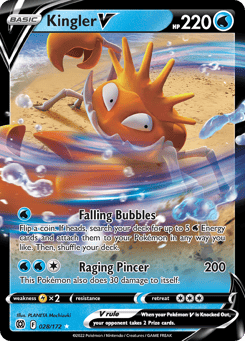 Kingler V 028/172 Brilliant Stars