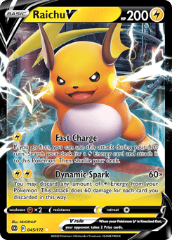 Raichu V 045/172 Brilliant Stars