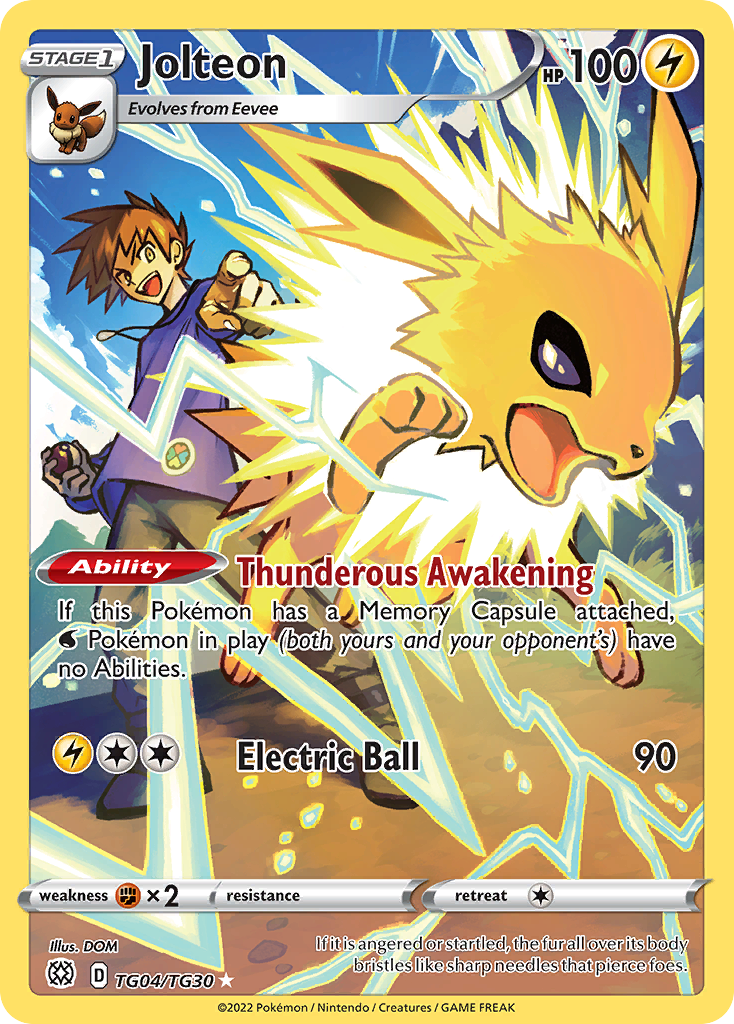 Jolteon TG04/TG30 Brilliant Stars Trainer Gallery
