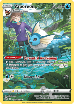 Vaporeon TG02/TG30 Brilliant Stars Trainer Gallery