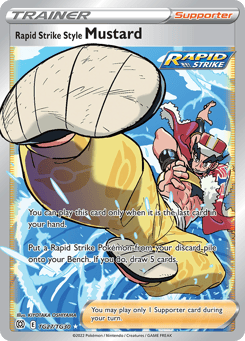 Rapid Strike Style Mustard TG27/TG30 Brilliant Stars Trainer Gallery