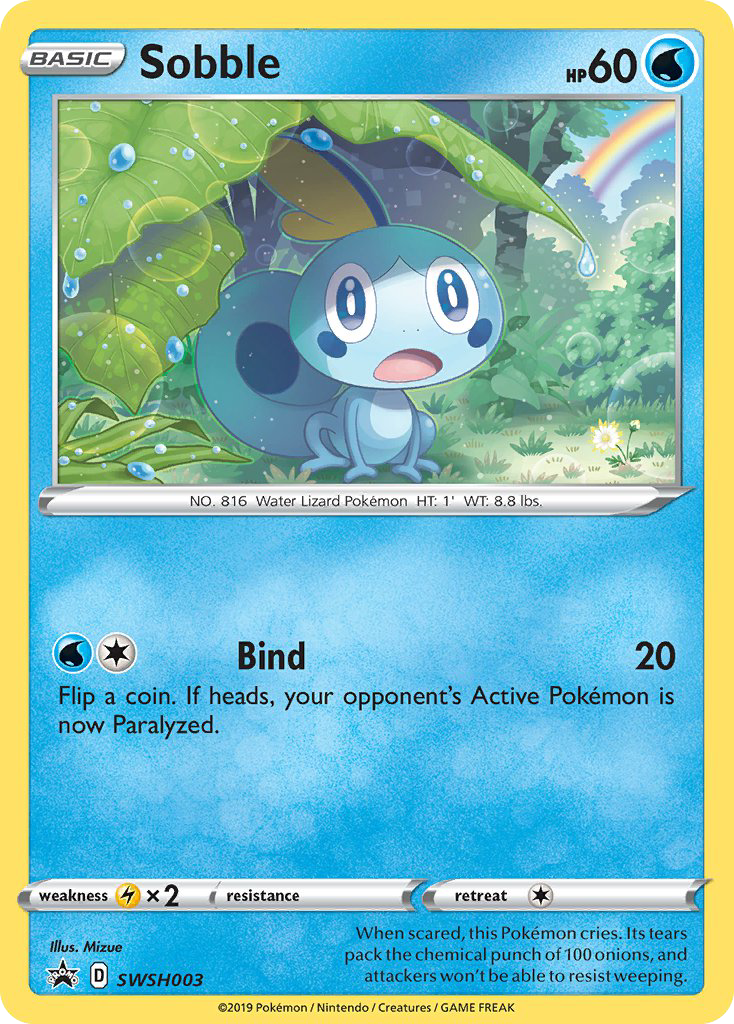 Sobble SWSH003 SWSH Black Star Promos