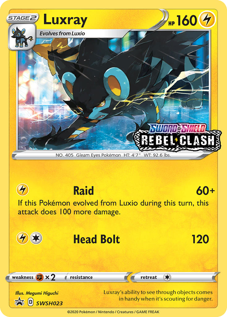 Luxray SWSH023 SWSH Black Star Promos