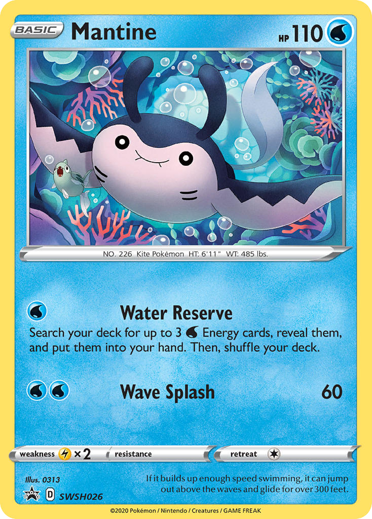 Mantine SWSH026 SWSH Black Star Promos