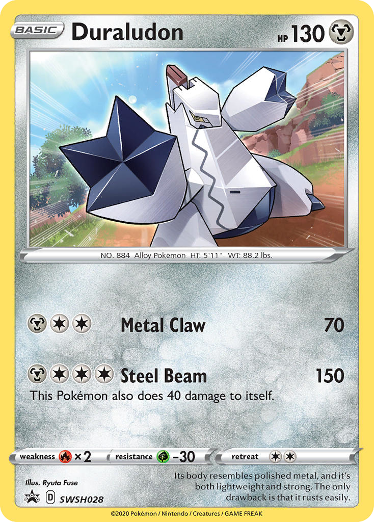Duraludon SWSH028 SWSH Black Star Promos