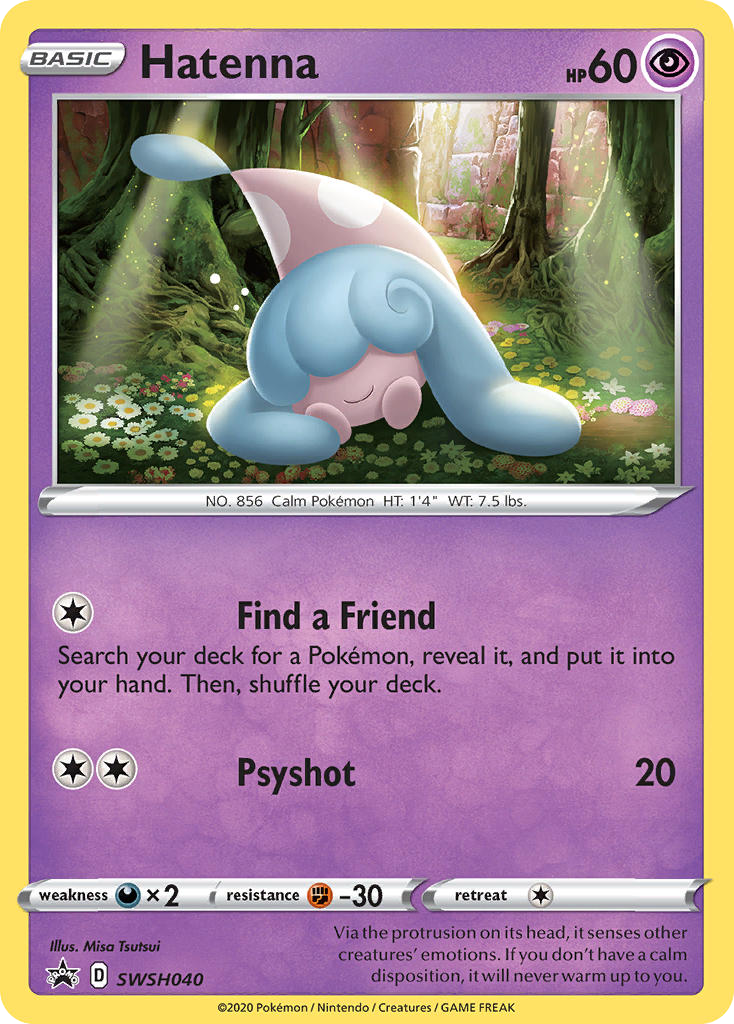 Hatenna SWSH040 SWSH Black Star Promos