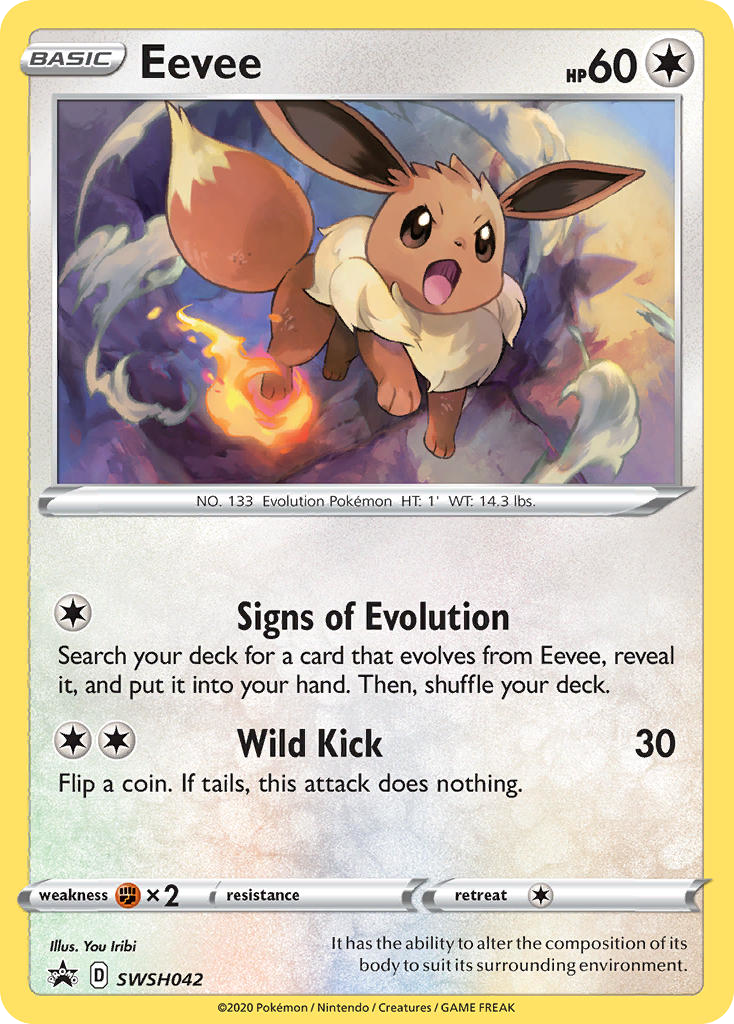 Eevee SWSH042 SWSH Black Star Promos