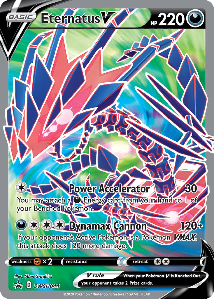 Eternatus V SWSH044 SWSH Black Star Promos
