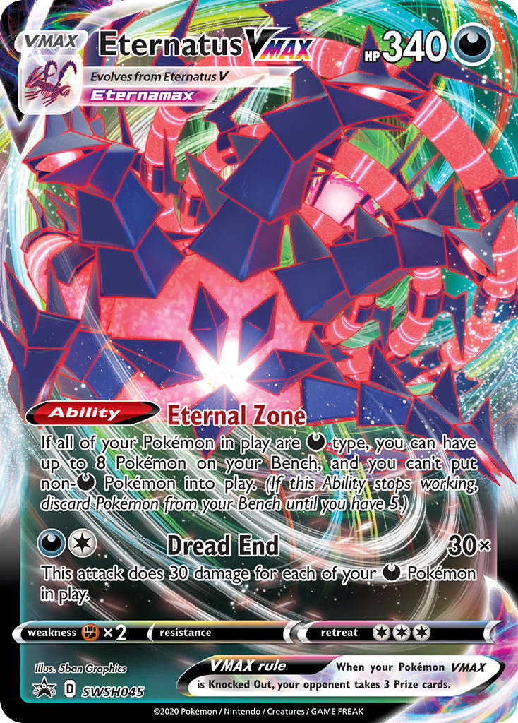 Eternatus VMAX SWSH045 SWSH Black Star Promos