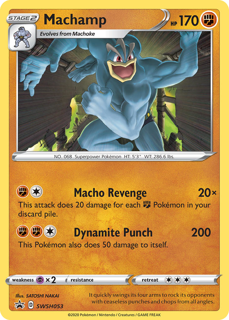 Machamp SWSH053 SWSH Black Star Promos
