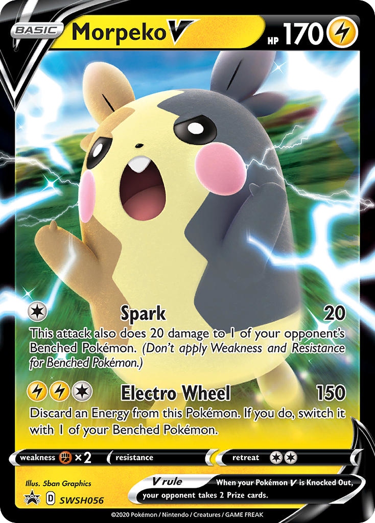 Morpeko V SWSH056 SWSH Black Star Promos