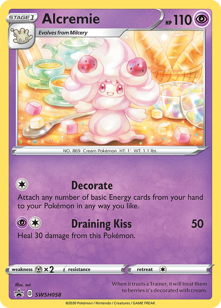 Alcremie SWSH058 SWSH Black Star Promos
