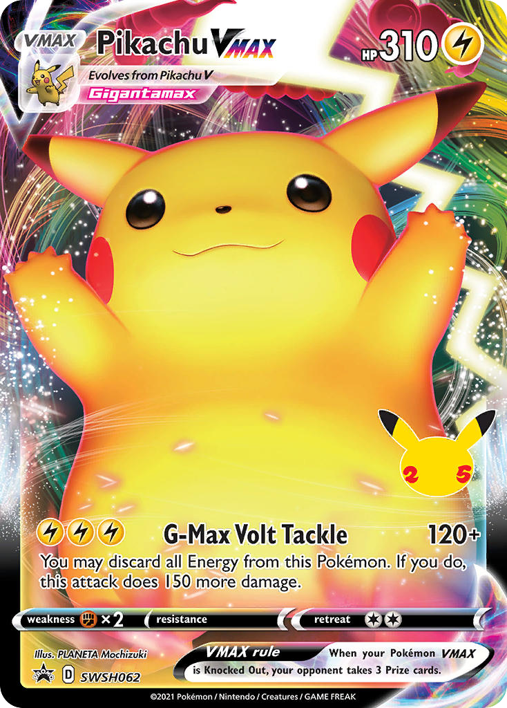 Pikachu VMAX SWSH062 SWSH Black Star Promos