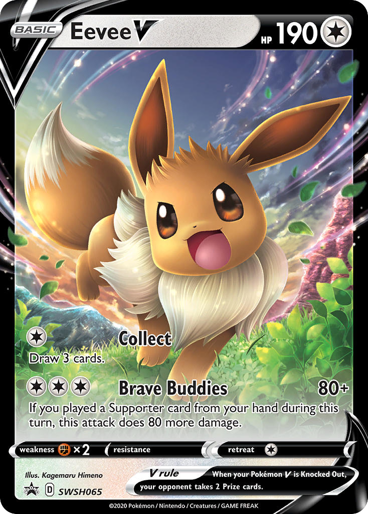 Eevee V SWSH065 SWSH Black Star Promos
