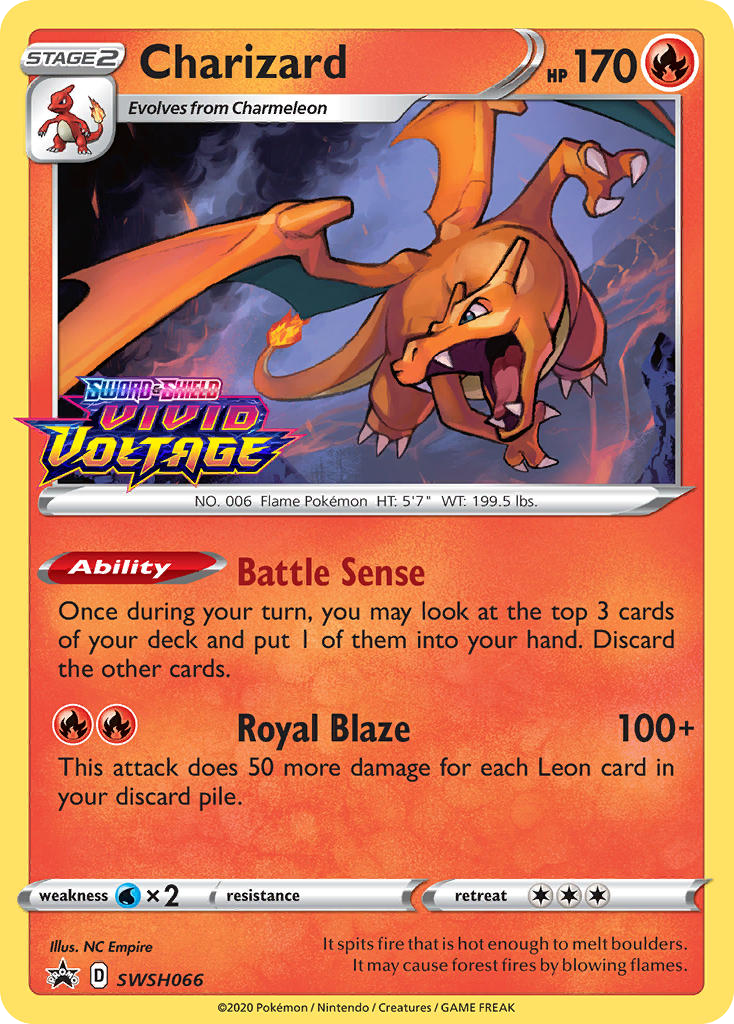 Charizard SWSH066 SWSH Black Star Promos