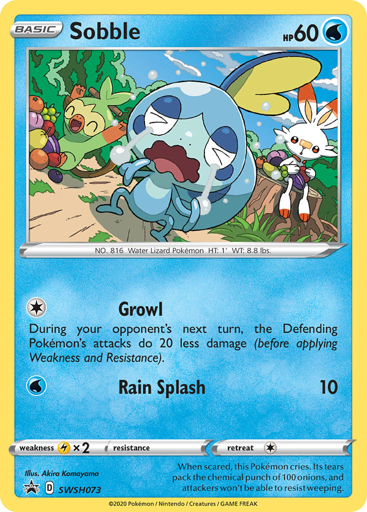 Sobble SWSH073 SWSH Black Star Promos