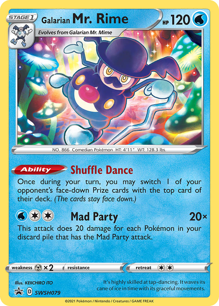 Galarian Mr. Rime SWSH079 SWSH Black Star Promos