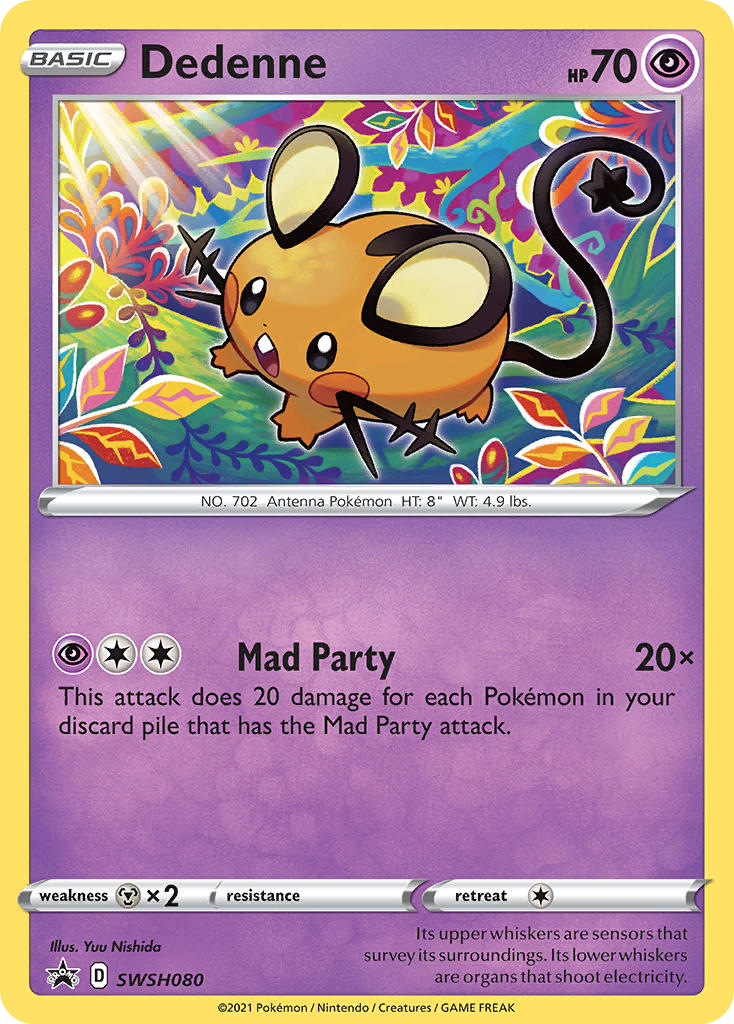 Dedenne SWSH080 SWSH Black Star Promos