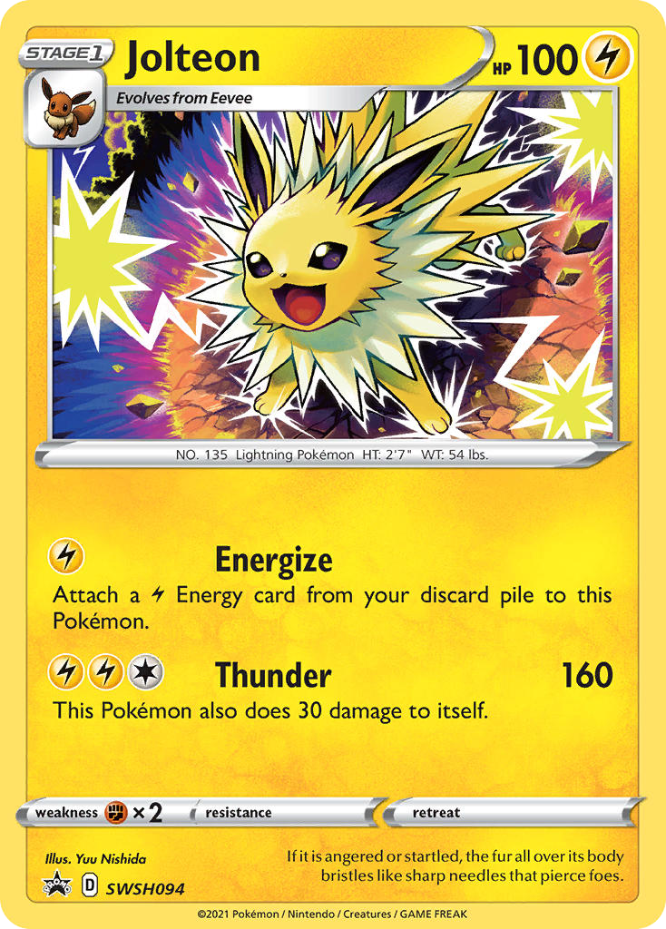 Jolteon SWSH094 SWSH Black Star Promos