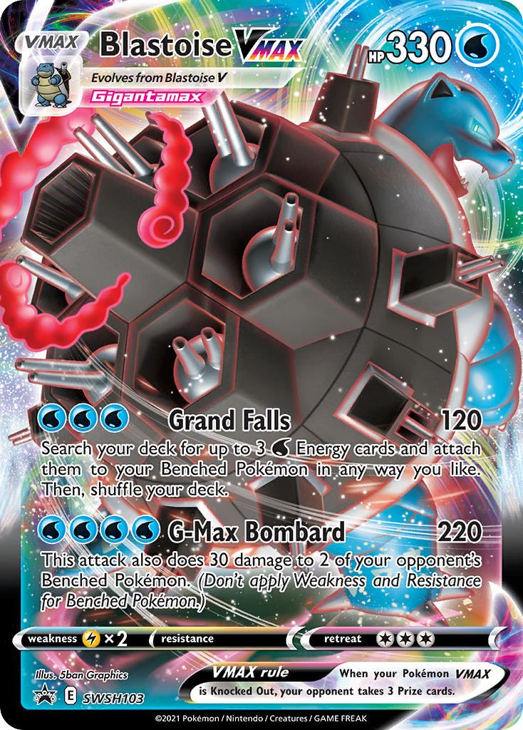 Blastoise VMAX SWSH103 SWSH Black Star Promos
