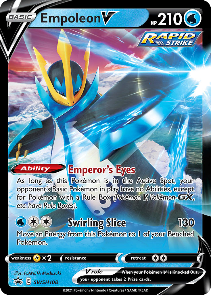 Empoleon V SWSH108 SWSH Black Star Promos