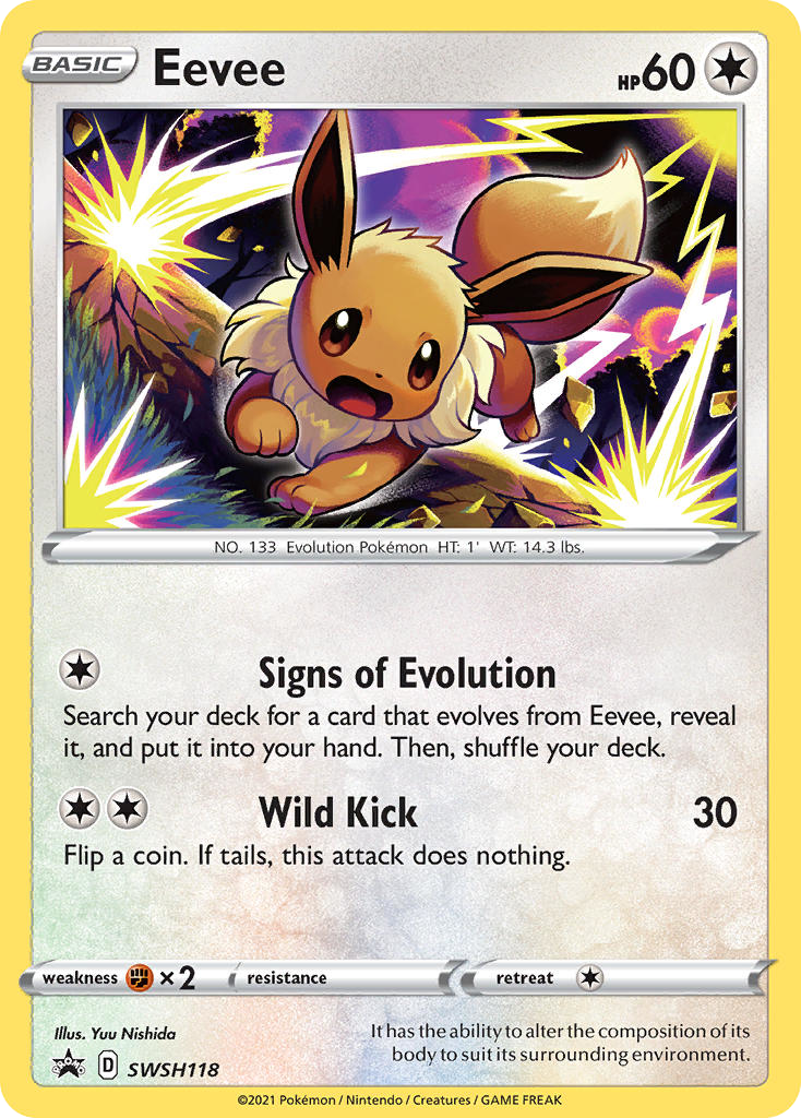 Eevee SWSH118 SWSH Black Star Promos