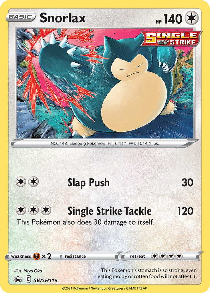 Snorlax SWSH119 SWSH Black Star Promos
