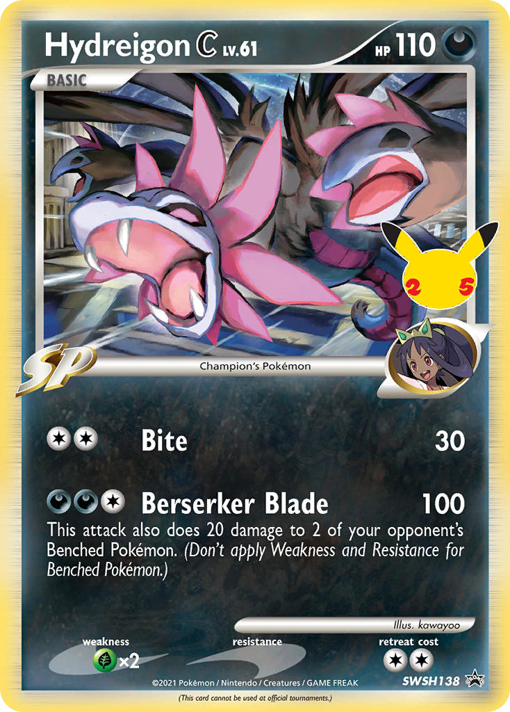Hydreigon C SWSH138 SWSH Black Star Promos