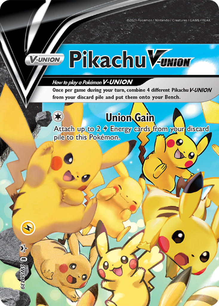 Pikachu V-UNION SWSH139 SWSH Black Star Promos