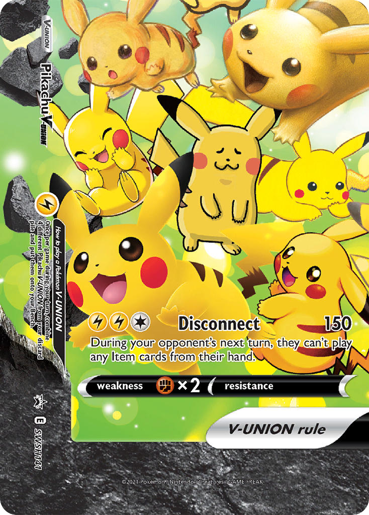 Pikachu V-UNION SWSH141 SWSH Black Star Promos