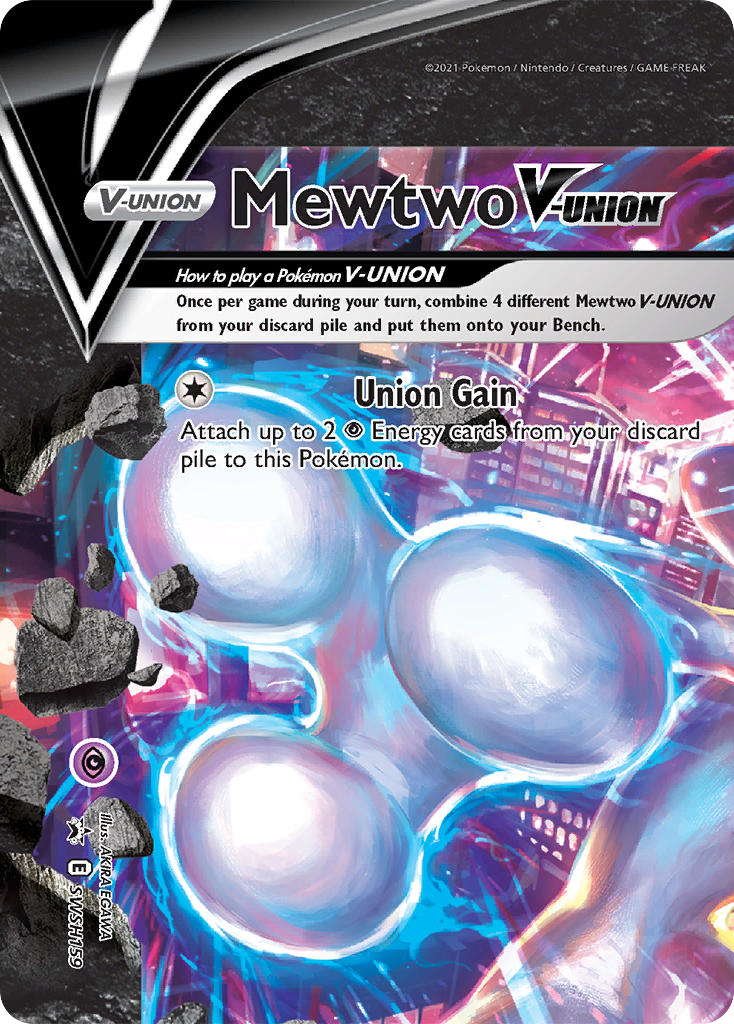 Mewtwo V-UNION SWSH159 SWSH Black Star Promos