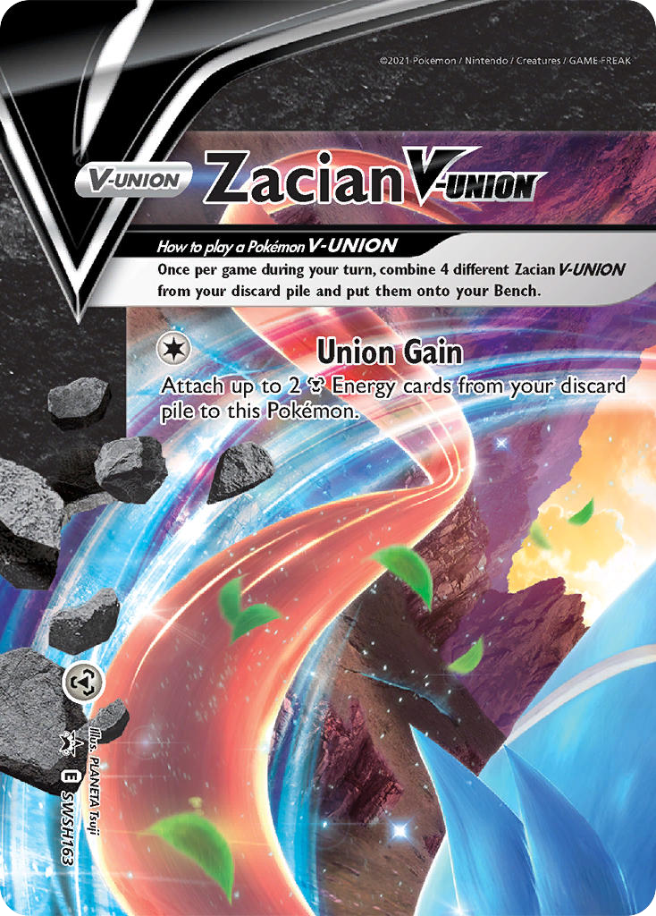 Zacian V-UNION SWSH163 SWSH Black Star Promos
