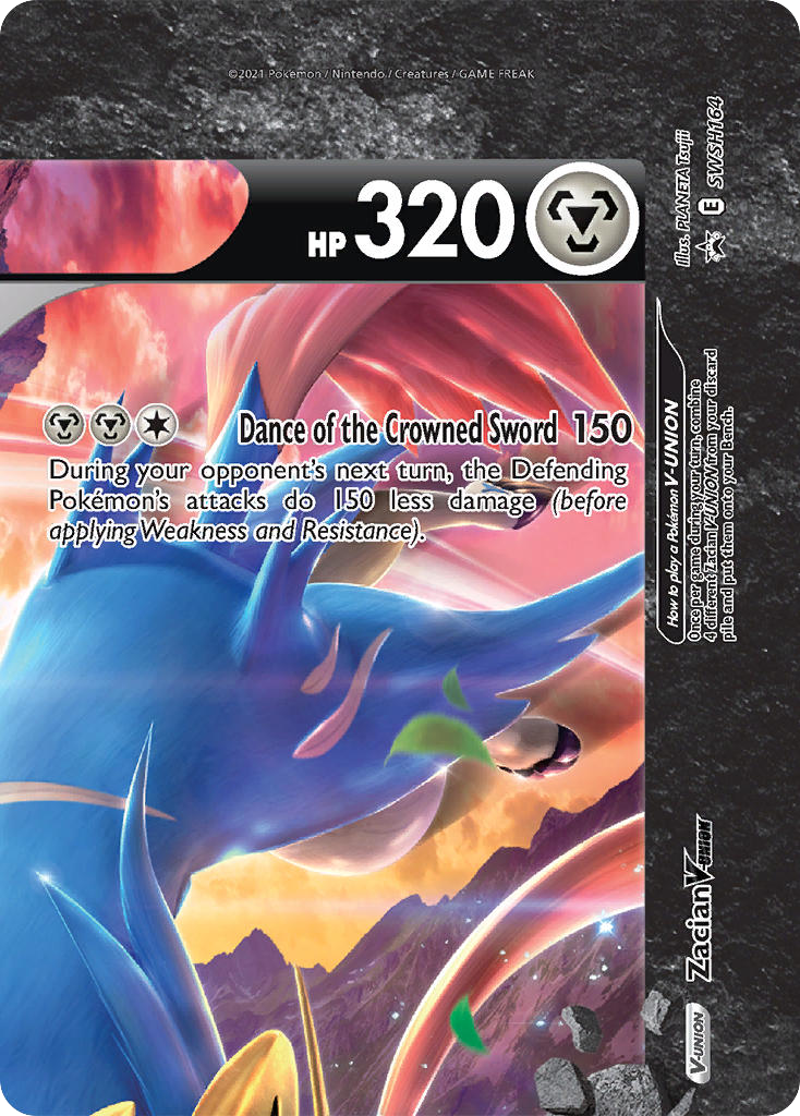 Zacian V-UNION SWSH164 SWSH Black Star Promos