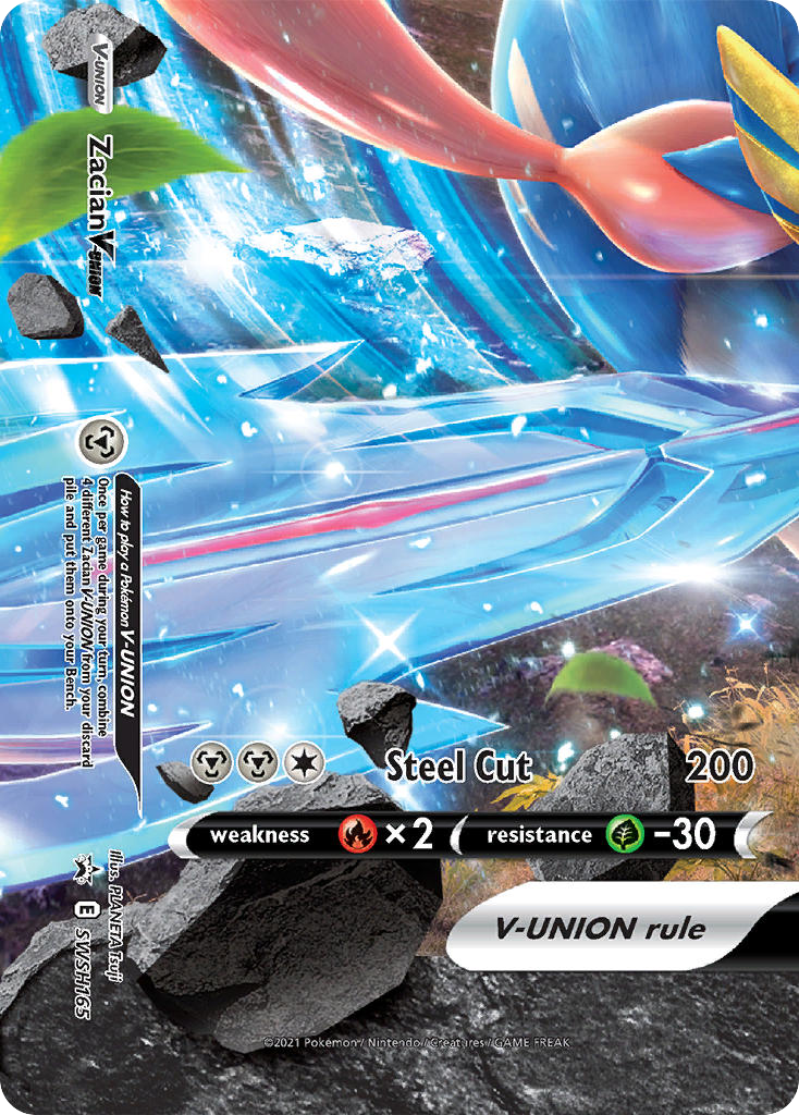 Zacian V-UNION SWSH165 SWSH Black Star Promos