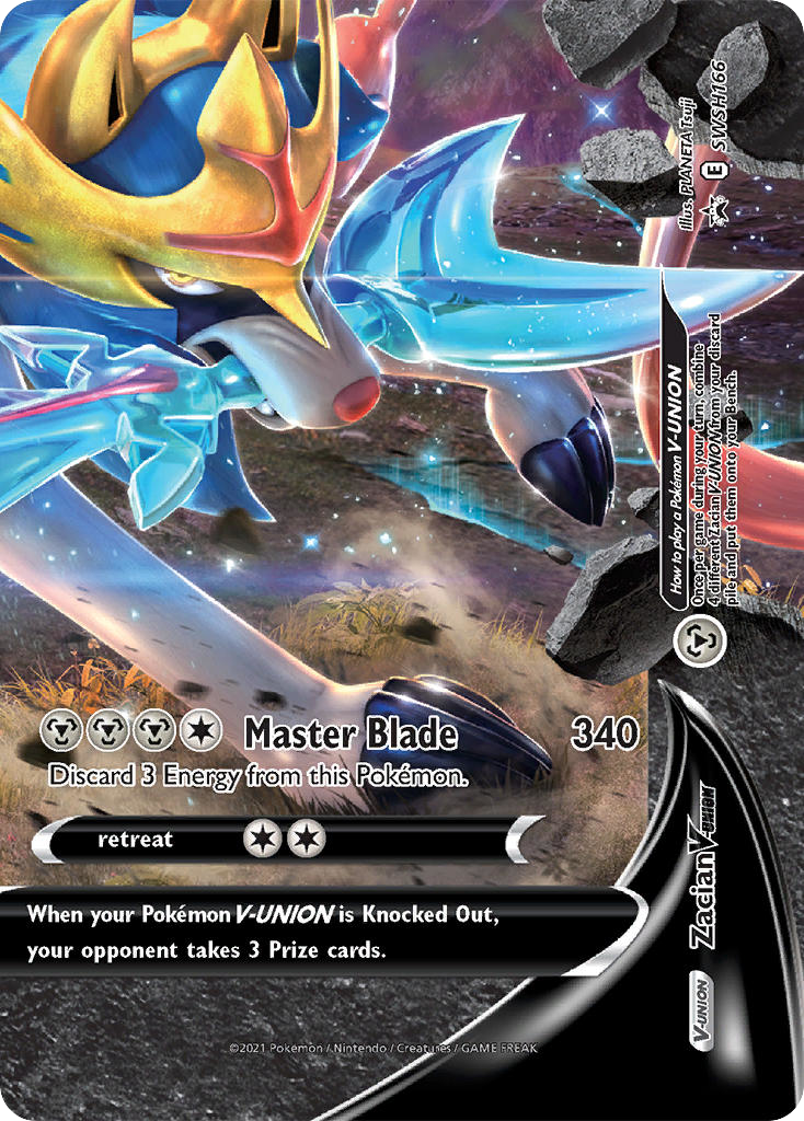 Zacian V-UNION SWSH166 SWSH Black Star Promos