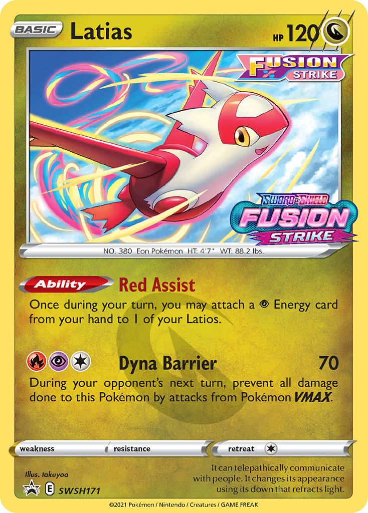 Latias SWSH171 SWSH Black Star Promos