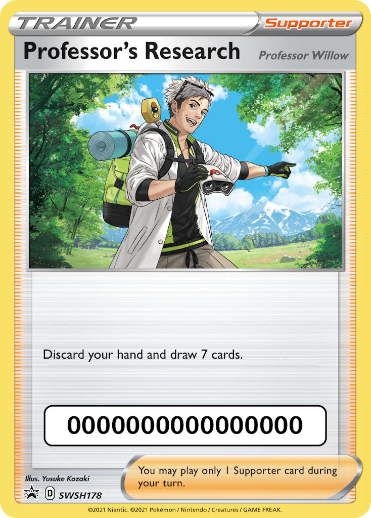 Professor's Research SWSH178 SWSH Black Star Promos