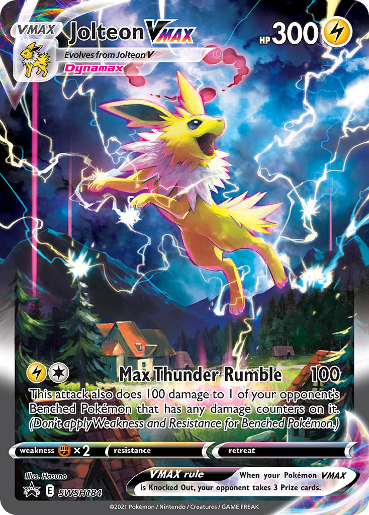 Jolteon VMAX SWSH184 SWSH Black Star Promos