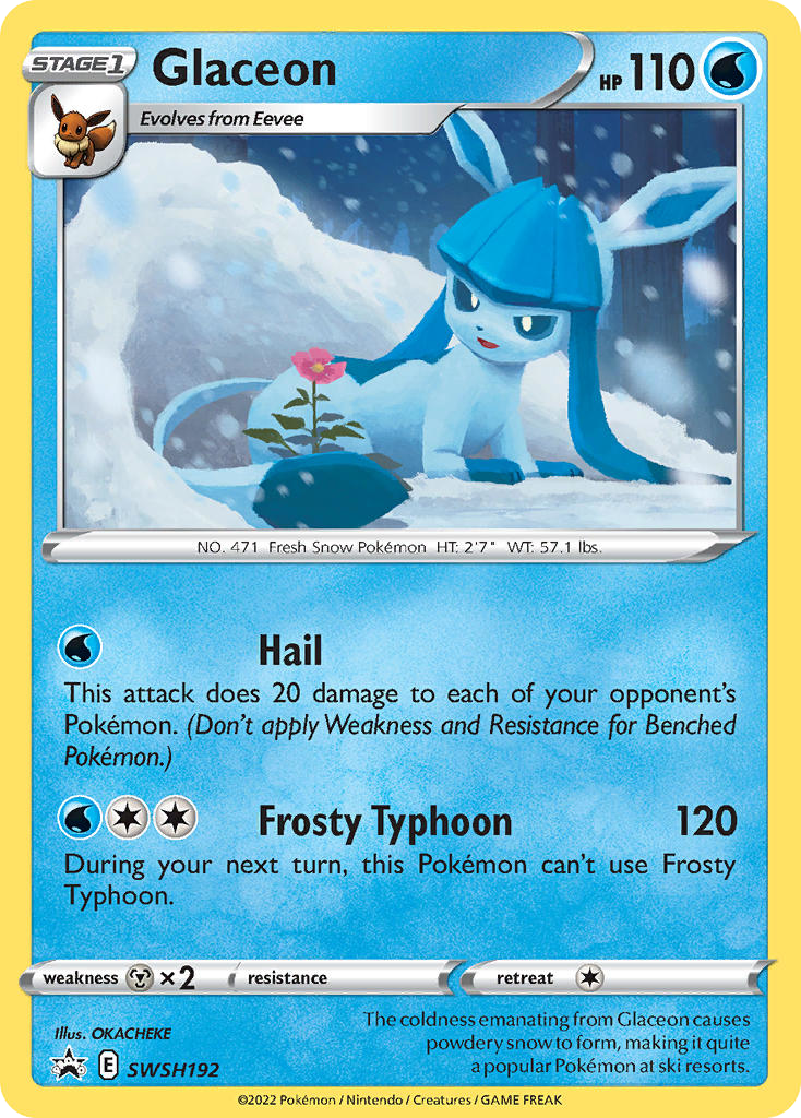 Glaceon SWSH192 SWSH Black Star Promos