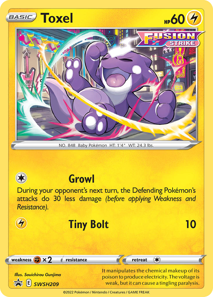 Toxel SWSH209 SWSH Black Star Promos