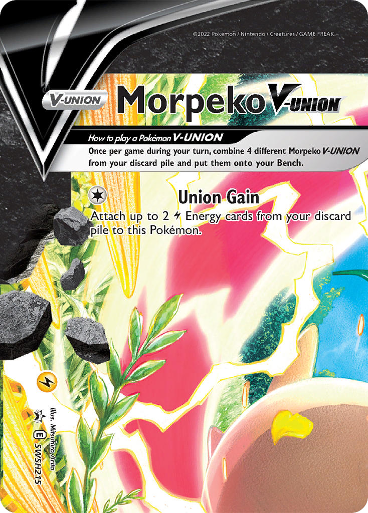 Morpeko V-UNION SWSH215 SWSH Black Star Promos