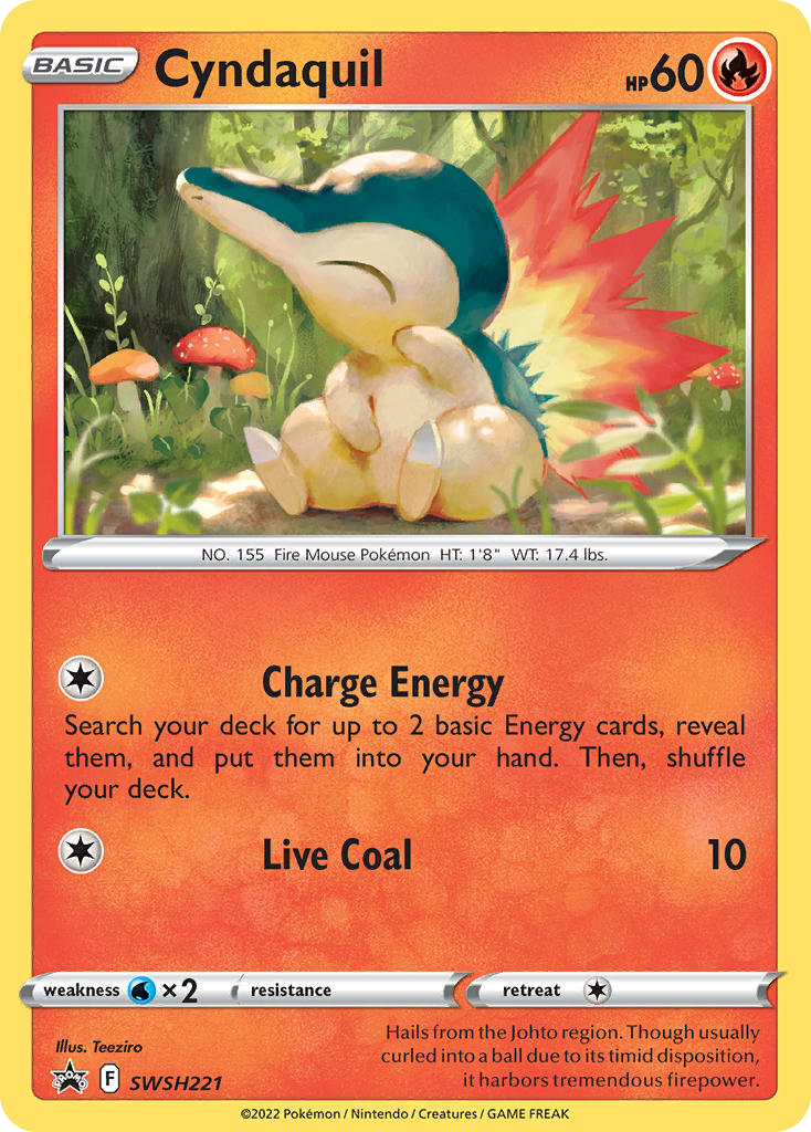 Cyndaquil SWSH221 SWSH Black Star Promos