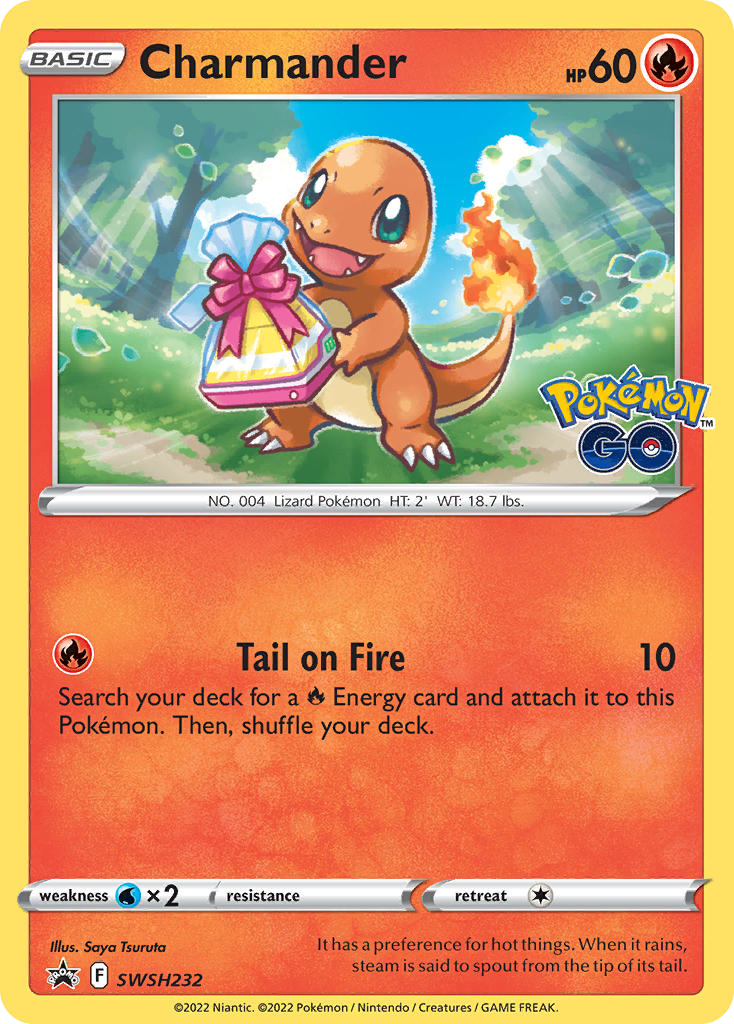 Charmander SWSH232 SWSH Black Star Promos