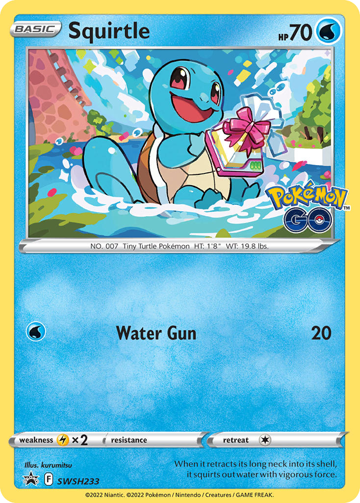 Squirtle SWSH233 SWSH Black Star Promos