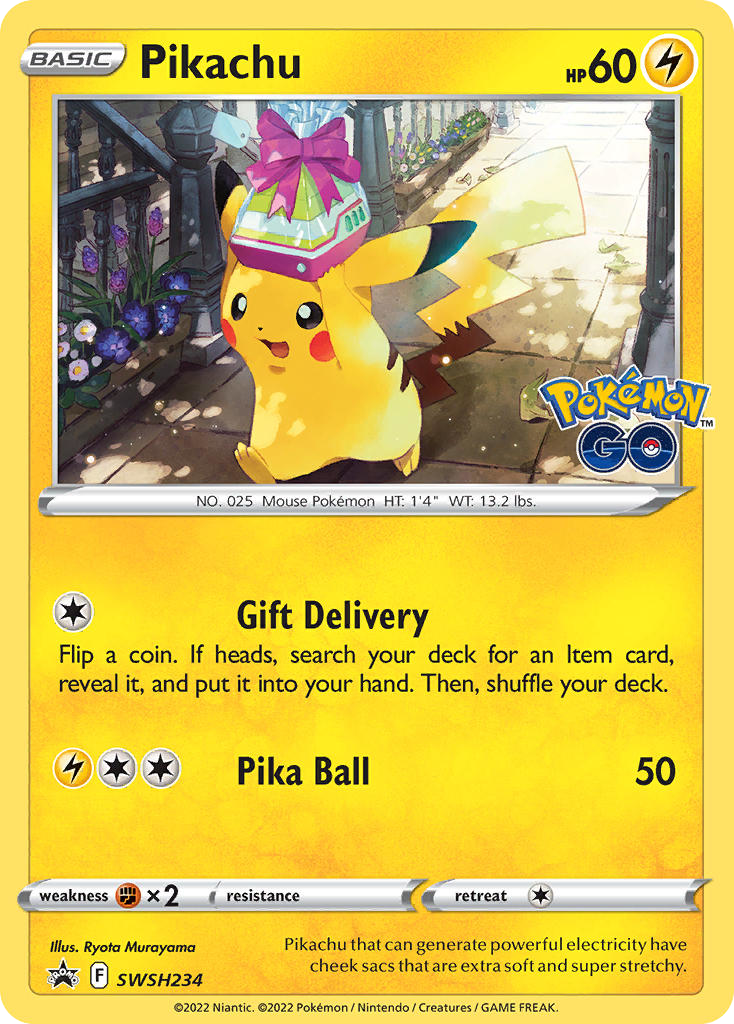 Pikachu SWSH234 SWSH Black Star Promos
