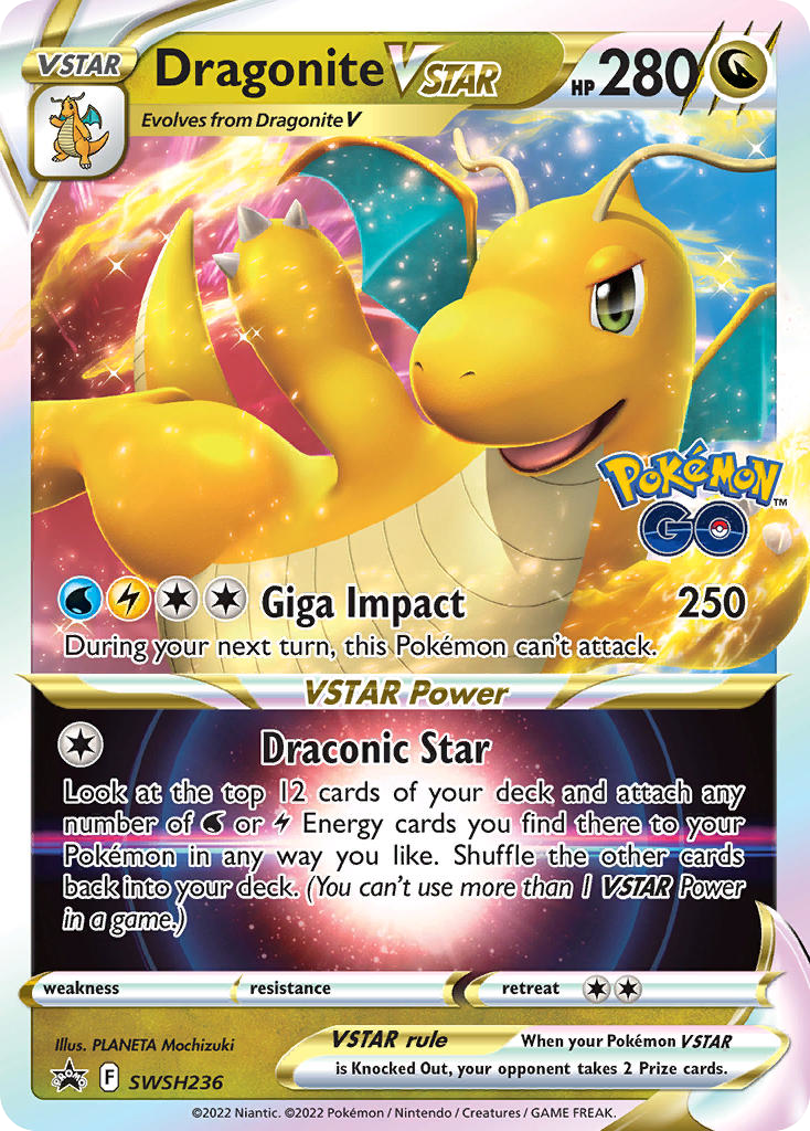 Dragonite VSTAR SWSH236 SWSH Black Star Promos