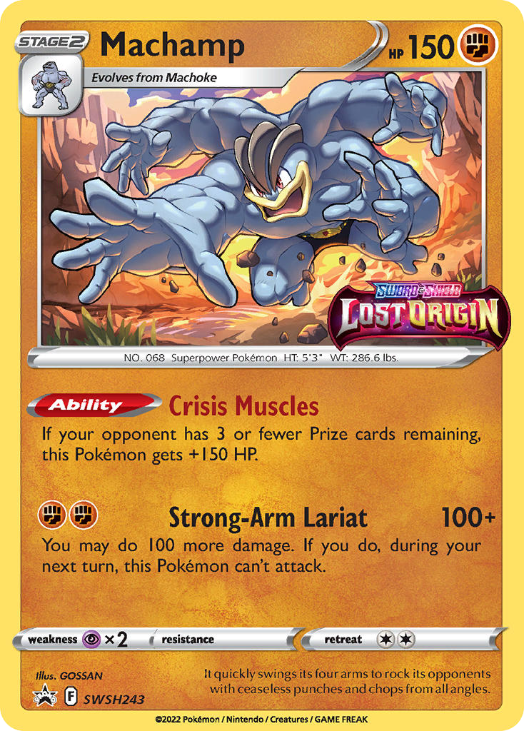 Machamp SWSH243 SWSH Black Star Promos
