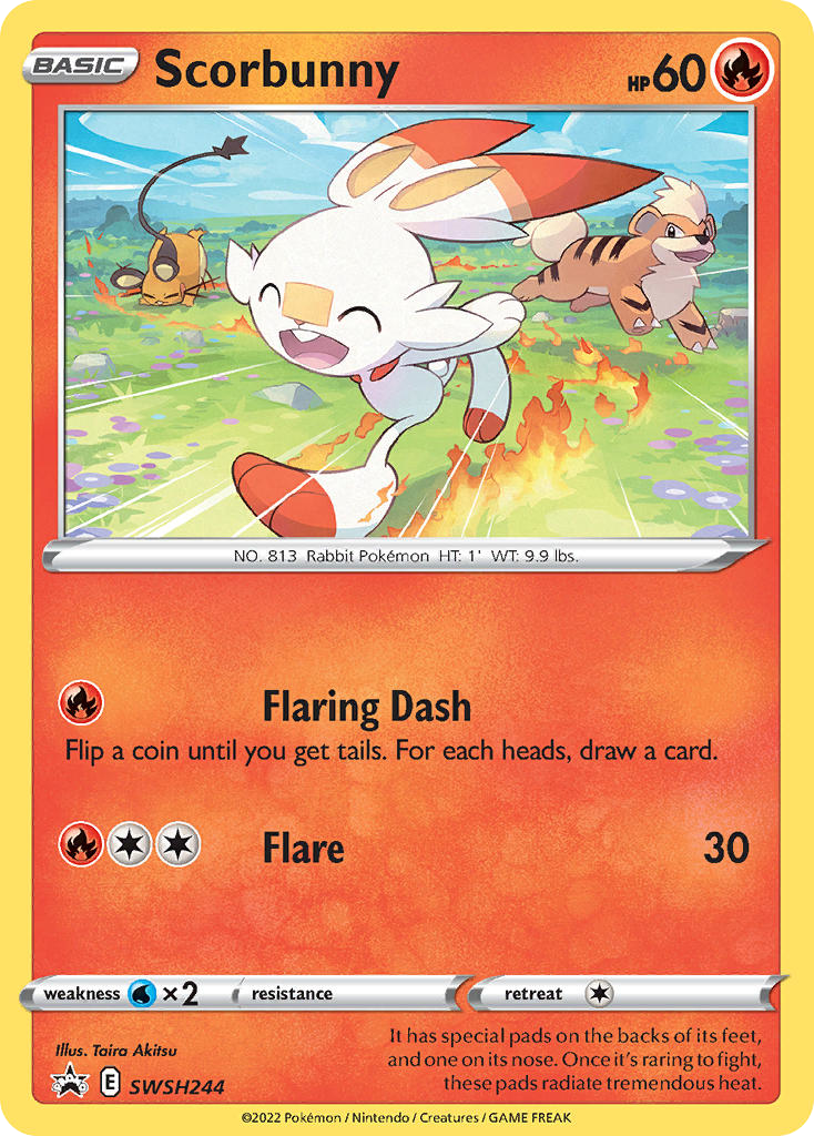 Scorbunny SWSH244 SWSH Black Star Promos