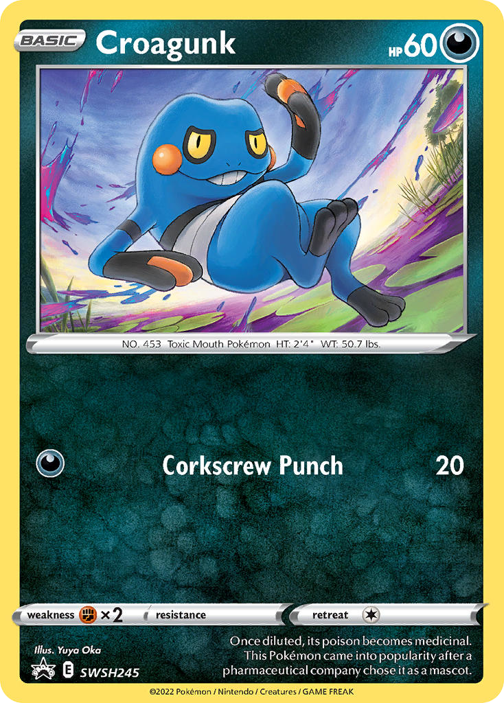 Croagunk SWSH245 SWSH Black Star Promos