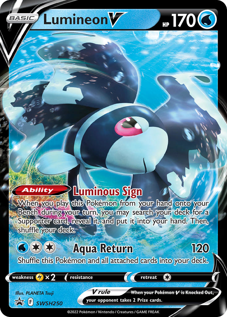 Lumineon V SWSH250 SWSH Black Star Promos